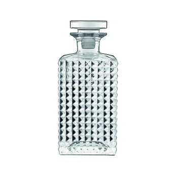 Набор из графина с пробкой и 4 стаканов, хрустальное стекло, Luigi Bormioli Mixology, 380 и 750 мл