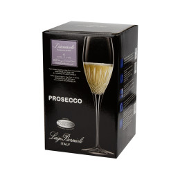 Набор бокалов для шампанского и игристых вин Luigi Bormioli Diamante Champagne/Prosecco, 220 мл, 4 шт