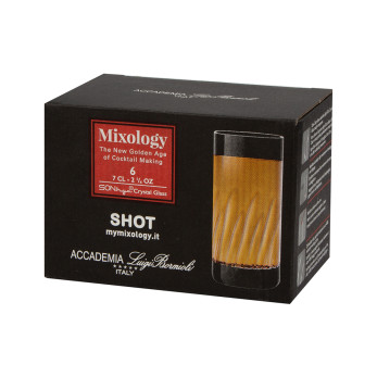 Набор стопок для водки Luigi Bormioli Mixology Shot, хрустальное стекло, 70 мл