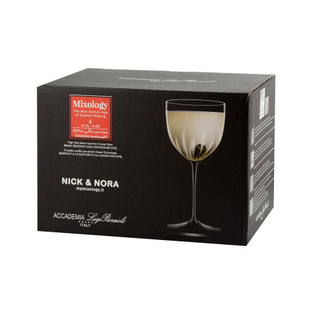 Набор рюмок для ликёра и крепких напитков Mixology NICK & NORA 150 мл, хрустальное стекло, 6 шт.